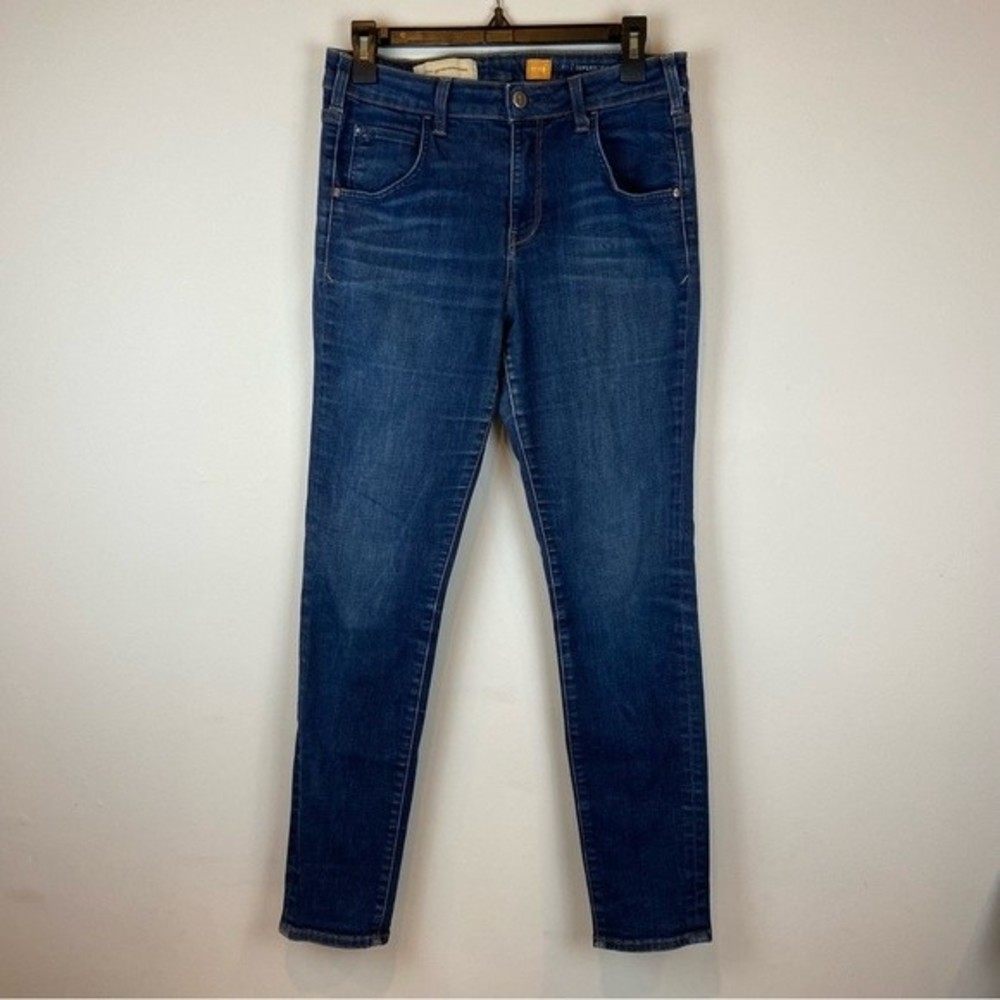Anthropologie Pilcro and the Letterpress No. 29 Superscript Blue Jeans